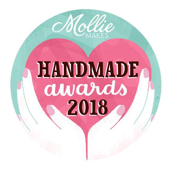 Being shortlisted for the Mollie Makes Handmade Awards 2018, over coming self-doubt and why you should apply next year