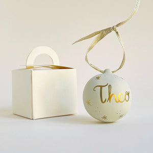 Personalised Shining Star Baubles