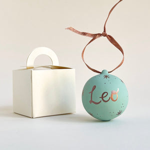 Personalised Shining Star Baubles