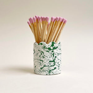 Splatter Match Stick Holders - Choose Your Colours