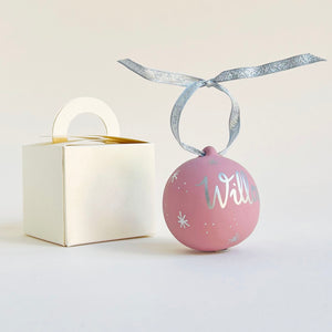 Personalised Shining Star Baubles