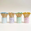 Splatter Match Stick Holders - Choose Your Colours