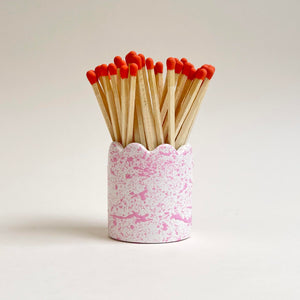 Splatter Match Stick Holders - Choose Your Colours