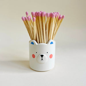 Polar Bear Match Stick Holder