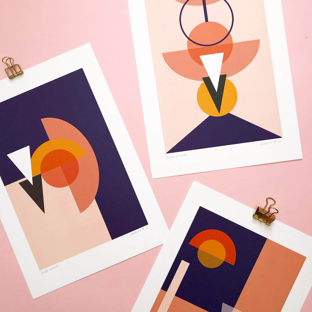 Abstract No. 1 A4 Print