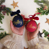 Large Festive Personalised ceramic bauble