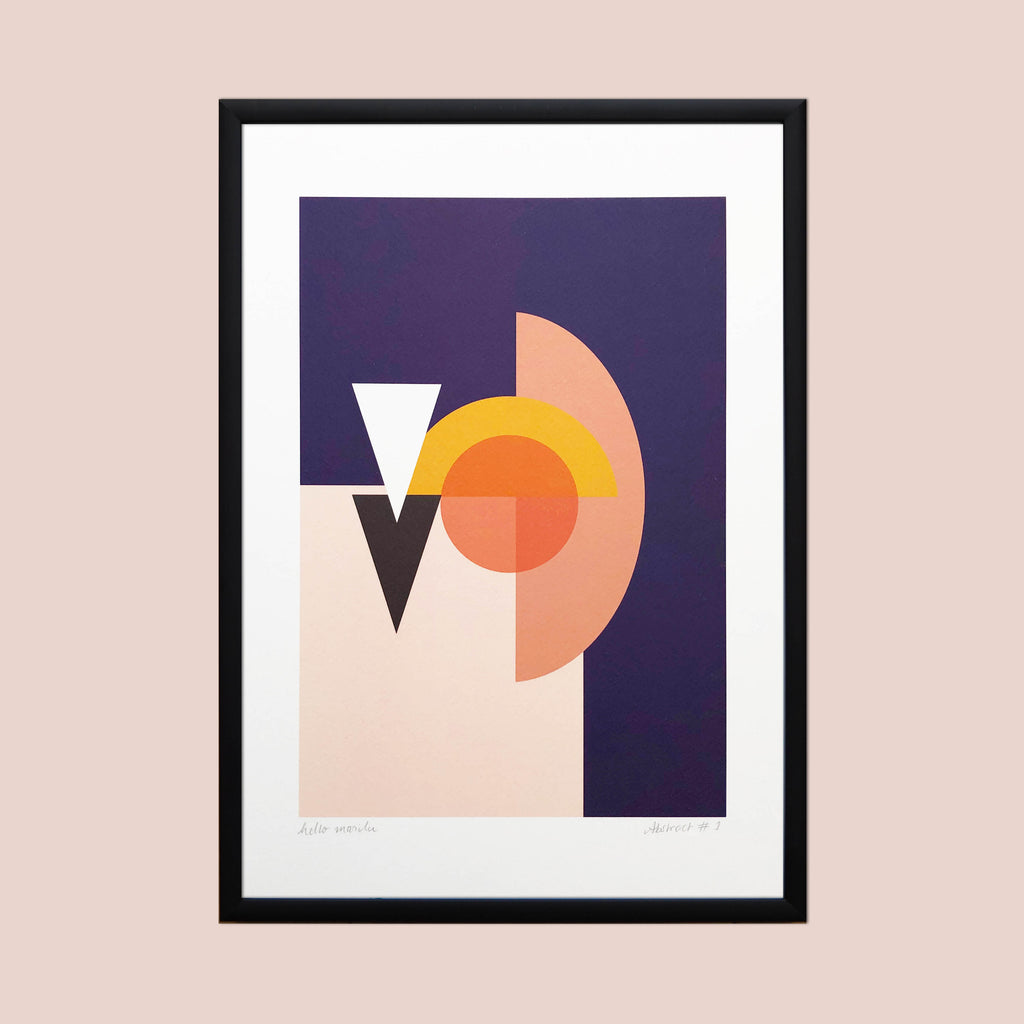 Abstract No. 1 A4 Print