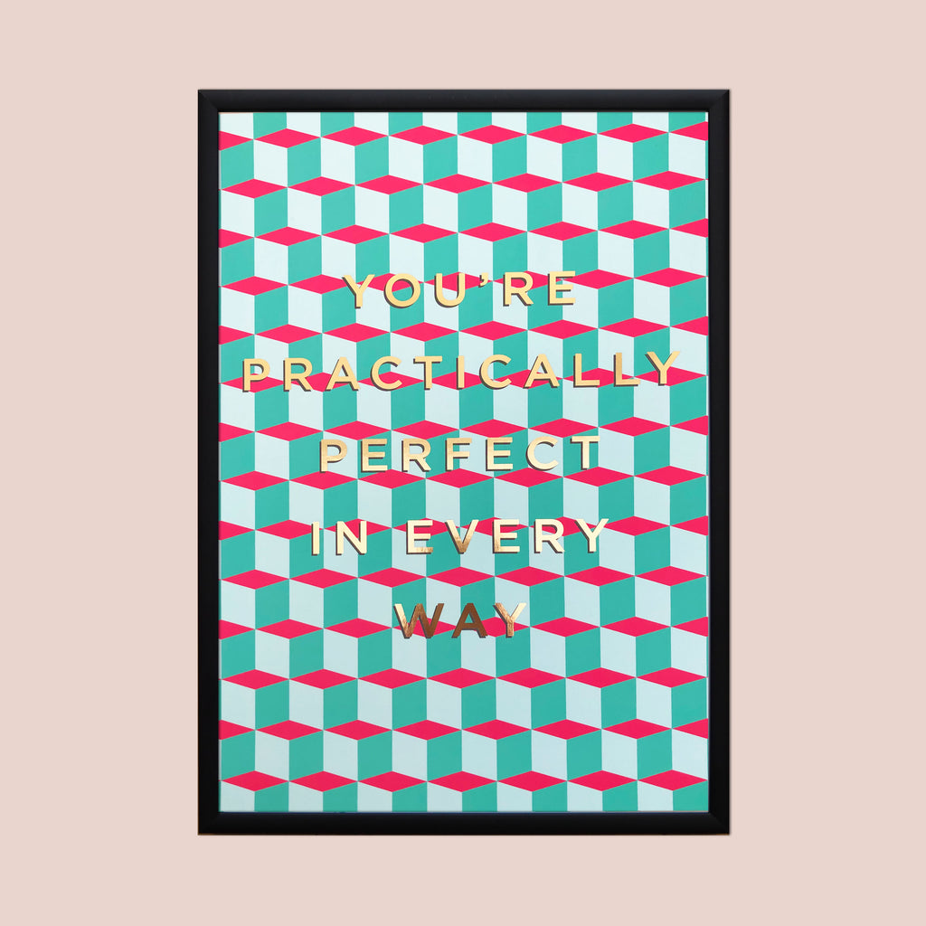 Practically Perfect - Mary Poppins A4 print