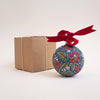 Large Hand Painted Floral Baubles