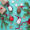 Christmas Characters Personalised ceramic baubles