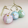 Dove Hand Illustrated Personalised ceramic bauble