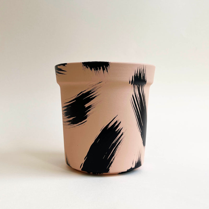 Large Brush Strokes Plant Pot