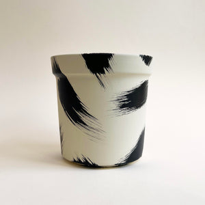 Large Brush Strokes Plant Pot