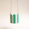 Small Stripy Hanging Pot - Choose Your Colours