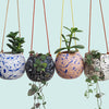 Round Splatter Hanging Planters - Choose your colours