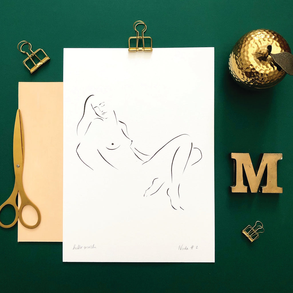 Nude No. 2 Art Print