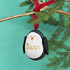 Christmas Characters Personalised ceramic baubles
