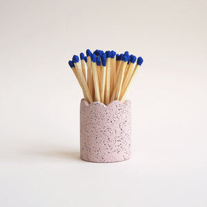 Scalloped Match Stick Holders