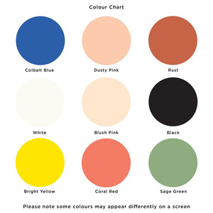 Round Splatter Plant Pot - Choose your colours