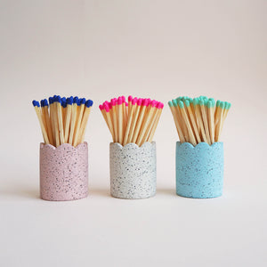Scalloped Match Stick Holders