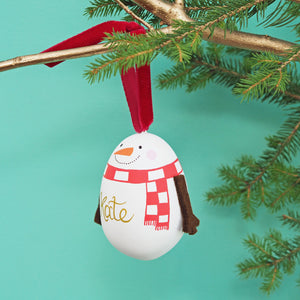Christmas Characters Personalised ceramic baubles