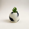 Round Brush Strokes Plant Pot
