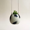 Round Brush Strokes Hanging Planters
