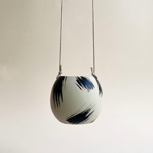 Round Brush Strokes Hanging Planters