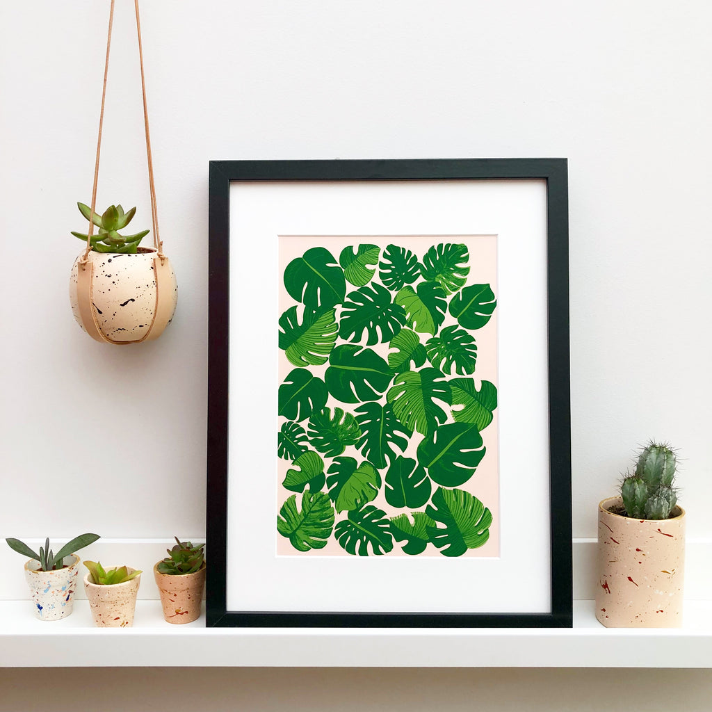 Cheese plant A4 Print